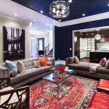 The american painting by tomory dodge and the oversize custom floor lamp both take advantage of the high ceilings. 9 Best Red Persian Rug Living Room Ideas Home Decor Persian Rug Living Room House Interior