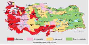 Yoldan geçen bir kişi, yanan otomobile yangın tüpü ile müdahale etti. Orman Yangini Risk Haritasi Kisa Ozet