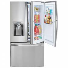23.9 cubic feet compare only to other labels with yellow numbers. Kenmore Elite 74033 29 6 Cu Ft French Door Bottom Freezer Refrigerator W Grab N Go Door Stainless Steel Shop Your Way Online Shopping Earn Points On Tools Appliances Electronics More