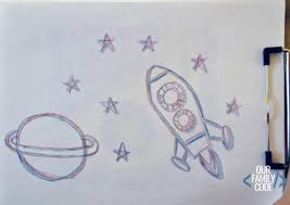 This is an exclusive lesson available in our monthly membership. How To Draw 3d Art Anaglyphs For Kids Our Family Code