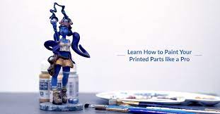 How To Prime And Paint 3d Printed Parts With Video Prints Learn To Paint Painting