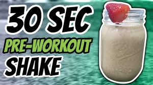 best pre workout shake for weight loss