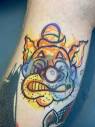 Grumpy clown, done by Ben Johnson at Electric Hand, Nashville, TN ...