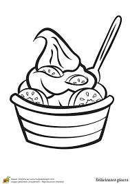 coloriage d une delicieuse glace au yaourt dans son petit pot hugolescargot com dessin kawaii a imprimer barbie s