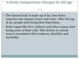 Image result for Body Composition Changes with Aging