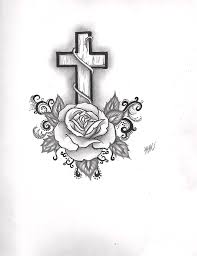 Over 395,531 cross pictures to choose from, with no signup needed. A Rose And A Cross Drawing By Marissa Mcalister