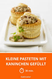 Kleine Pasteten Mit Kaninchen Gefullt Rezept Rezepte Pastete Zubereitung