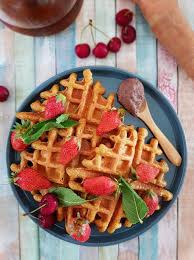 Gaufres A La Patate Douce A Index Glycemique Bas Mail0ves Avc Un Zero Recette Saines Gourmandises Gaufres Patate Douce