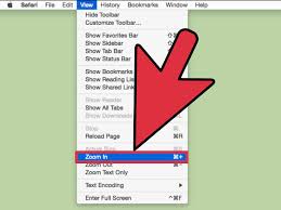 How To Zoom In On A Mac History Bookmarks Finding Yourself Toolbar