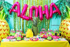 Diy hawaiian party decorations ideas Decorations Tropical Hawaiian Favors Treats Party Ideas Photo Booth Theme Luautropical Luau Party Decorations Hawaiian Party Theme Luau Theme Party