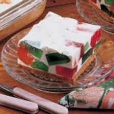 Broken Glass Torte W Graham Cracker Crust See Get Smakelijk Book For Grandma S Lady Finger Version Broken Glass Jello Dessert Recipes Glass Cakes