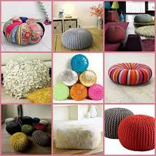How To Make Bean Bags Pillow Chairs Floor Cushions Sew Your Own Furniture Craft Tutorials Diy Pillows Floor Cushions Crafts