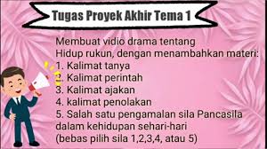 Check spelling or type a new query. Tugas Proyek Akhir Tematik Tema 1 Kelas 2 Sd Youtube