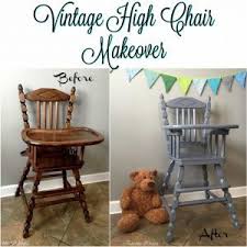 Baby Safe Hand Painted High Chair By Just The Woods