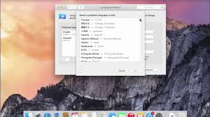 How To Change System Language In Mac Os X Youtube