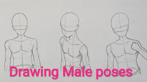 Try to make your own anime style. Drawing Some Manga Anime Male Poses Paintingtube