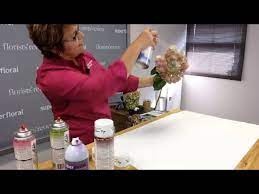 Fr Presents Technique Using Design Master Color Tool Spray On Hydrangeas Youtube