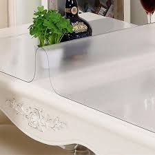 Semi Clear 1 0mm Thickness Plastic Table Cloth Scrub Soft Glass Pvc Table Cover Restaurant Table Decorat Table Decorations Restaurant Tables Plastic Tablecloth