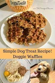 Simple Dog Treat Recipe Dog Waffles For My Dog Waffles The Homespun Chics Healthy Dog Food Recipes Dog Food Recipes Easy Dog Treat Recipes