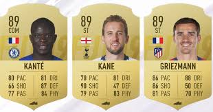 See their stats, skillmoves, celebrations, traits and more. Fifa 19 Ratings Players 20 11 Revealed And Include Harry Kane Sergio Aguero N Golo Kante And Thibaut Courtois Mirror Online