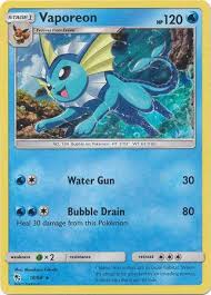 Vaporeon Sun Moon Hidden Fates Pokemon Trollandtoad