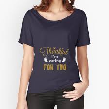 The mom's shirt reads, i am so stuffed with a little turkey—accompanied by an arrow pointing to her baby bump. Thanksgiving Maternity T Shirts Redbubble