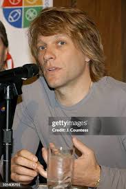 Jon Bon Jovi during Samsung's Four Seasons of Hope Press Conference... News  Photo