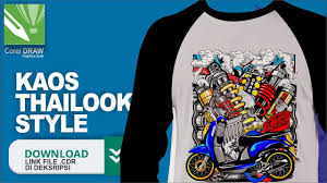 Brosur bimbel / les privat via www.pixelldesign.com. Kaos Sparepart Thailook Style Free Download Cdr Corel Draw Vektor Youtube