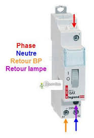 Montage Cablage Branchement D Un Telerupteur Et Boutons Poussoirs Comment Br Installation Electrique Maison Contacteur Electrique Cablage Electrique Maison