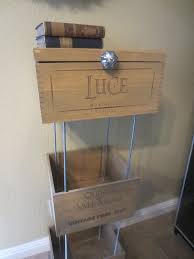 Those wooden pieces can take up quite a bit of storage space, however they a planter out of a wine crate? Wine Crate Shelves Diy Inspired