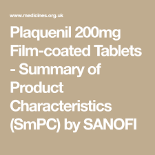 Plaquenil 200mg Film Coated Tablets Summary Of Product Characteristics Smpc By Sanofi Parkinsons Disease Tablet Reflux Disease