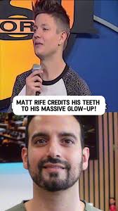 He was finally "hot" when he fixed his teeth..🦷 @matt_rife  #transformeortho #mtl #fyp