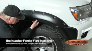 A toyota sequoia bumper cover can enhance the appearance of the vehicle and additionally helps in protecting the vehicle's front and rear ends. Bushwacker 2012 Toyota Tacoma Pocket Style Fender Flares 31927 02 31928 02 Installation Video Youtube