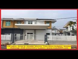 For Sale Semi D Double Storey Taman Kasa Heights Alor Gajah Alor Gajah Semi D House Styles