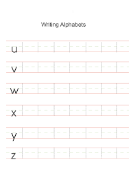 Recognizing letters and practicing to print letters is a fundamental start to learning to read and write. Alphabet Writing Worksheets For Kindergarten Printable Kids Worksheets