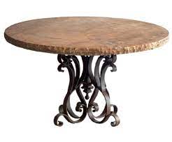 Kalco 800102 bal harbour 42 diameter tempered glass top wrought iron dining table pearl silver build on sale for $1,348.00 original price $1,926.00 $ 1348.00 $1,926.00 Mexports By Susana Molina 48 Iron Pedestal Dining Table Wayfair