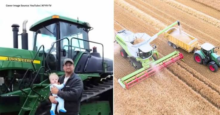 Farmer passed away in car crash before finishing his harvest. Days later, 75  neighboring farmers showed up to do it for his family - Amplify Upworthy