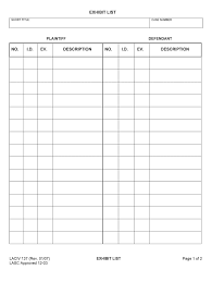 The experiment controller would then create. Exhibit List For Trial California Form Fill Out And Sign Printable Pdf Template Signnow