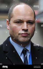 DI Will Reynolds, lead murder investigator in the case of murdered  Detective Constable Jim Morrison, during the 25th anniversary murder appeal  and memorial service outside the Indian High Commission in central London,