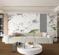 Glacier Vein Luxury Marble Veneer Wall Panels - Seamless Connection