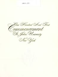 Commencement Program