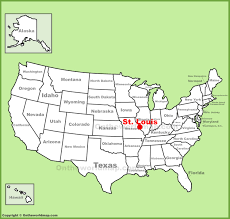 Book at priceline and save. St Louis Location On The U S Map