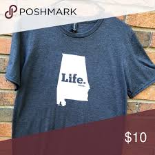Alabama Grey State Life Tee Great T Shirt Similar To The Home Tee But We Proudly Wear Our Home State Alabama Grey In Color All Si Great T Shirts Tees Mens Tops