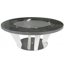 They are made of metal with a wooden the steady constant side tables are the ultimate luxury for those looking for a modern appeal but having little space to do so. Dark Grey Modern Round Coffee Table Coffee Table
