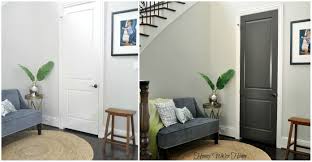 Black Gray Painted Interior Doors Painted Interior Doors Doors Interior Grey Interior Doors