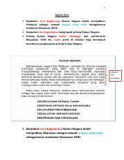 Negara yang mengamalkan perpaduan dapat mencapai kemajuan dengan lebih mudah dan tidak mudah ditakluki kuasa asing. Soalan Esei Rukun Negara Pdf 1 Soalan Esei Nyatakan Cara Bagaimana Rukun Negara Boleh Menjadikan Malaysia Sebagai Sebuah Negara Yang Maju Sebagaimana Course Hero