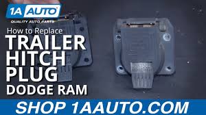 Maybe you would like to learn more about one of these? How To Replace Trailer Hitch Plug 98 10 Dodge Ram Youtube