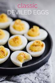Classic Deviled Eggs Recipe Brown Eyed Baker Recipe Deviled Eggs Classic Deviled Eggs Deviled Eggs Recipe