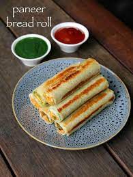 Paneer Bread Roll Recipe Bread Paneer Rolls Paneer Stuffed Bread Rolls Recipe Spicy Snacks Recipes Vegetarian Snacks Recipes Recipes
