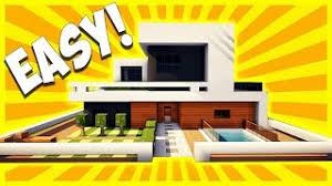 Small unfurnished modern house 1. Australian Modern House Minecraft Easy Modern House Tutorial Casa Minecraftvideos Tv